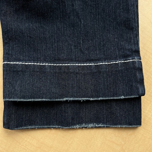 JAG JEANS Women's Navy Denim‎ Cropped Jeans Size 28 Mid Rise Straight Leg - Picture 12 of 13